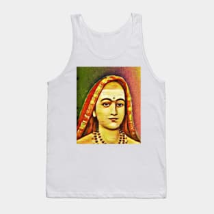 Adi Shankara Snow Portrait | Adi Shankara Artwork 15 Tank Top